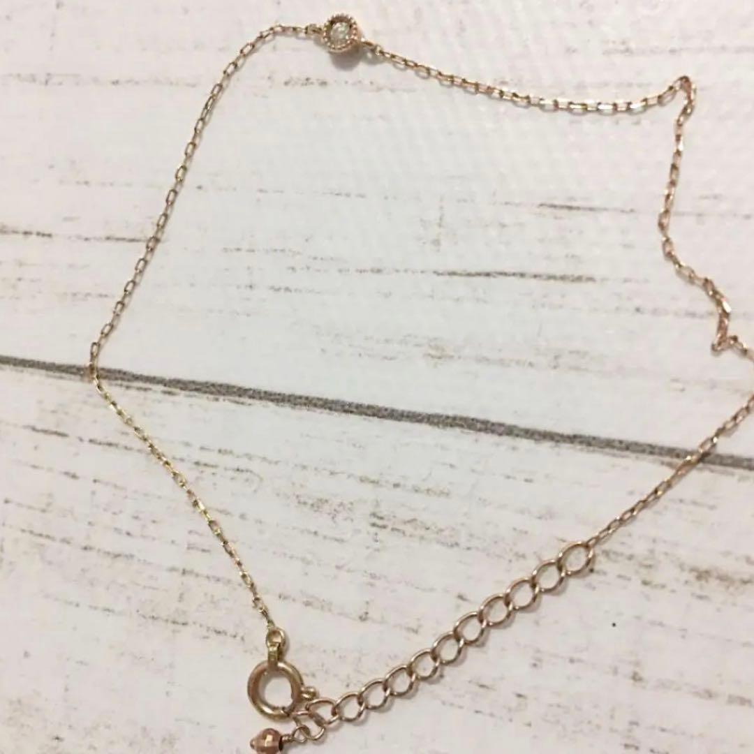 クミキョク ピンクゴールド ダイヤブレスレット