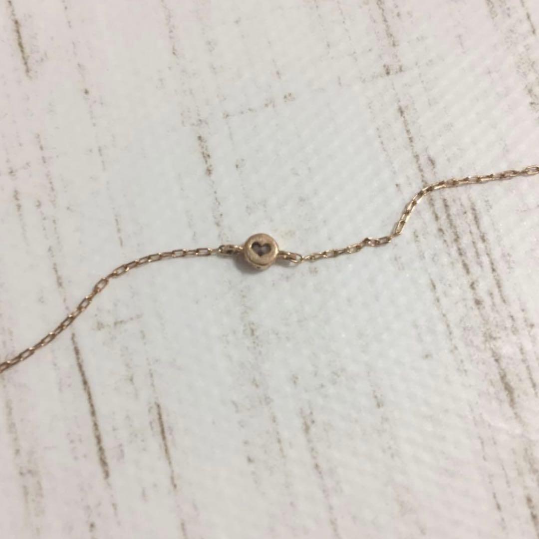 クミキョク ピンクゴールド ダイヤブレスレット