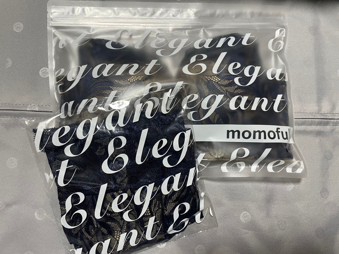 momoful elegant ブラ&吸水ショーツ