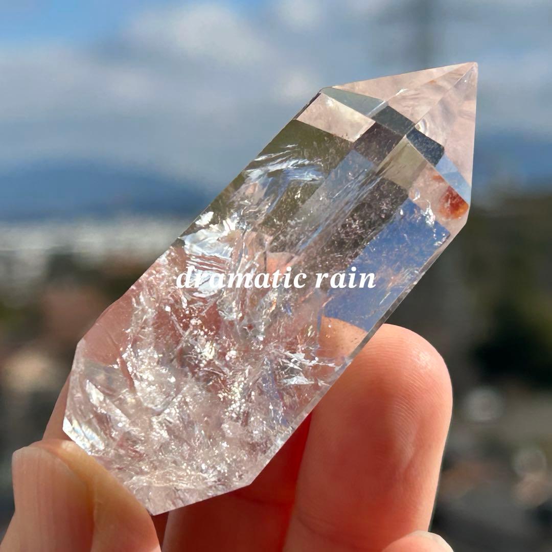 ピンククォーツ ポイント 天然石 置物