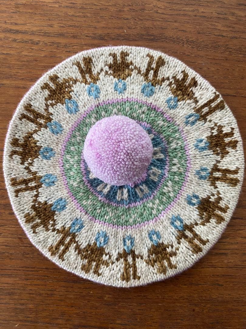 apolina misha and puff コラボ　ベレー帽