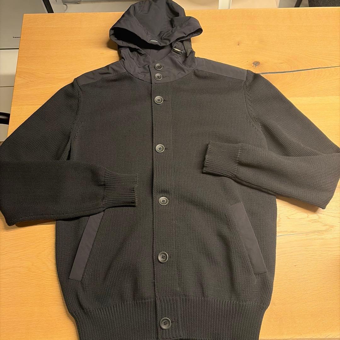 HERNO ヘルノ パフィコットン ミドルゲージ フード付 ニット