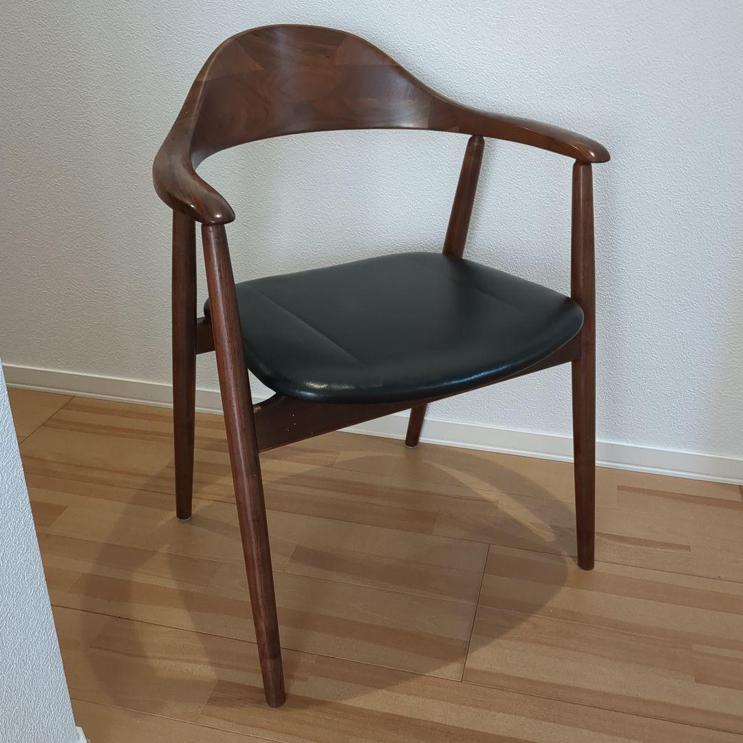 【KrushGATE】ウォールナット アームチェア