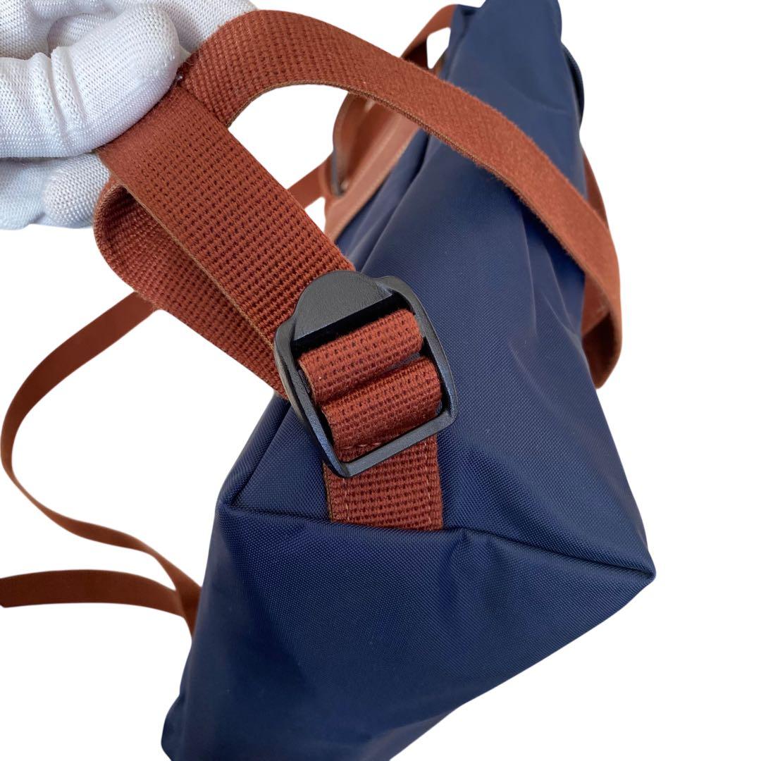 LONGCHAMP ロンシャン【美品】プリアージュ ナイロン＆レザーリュック