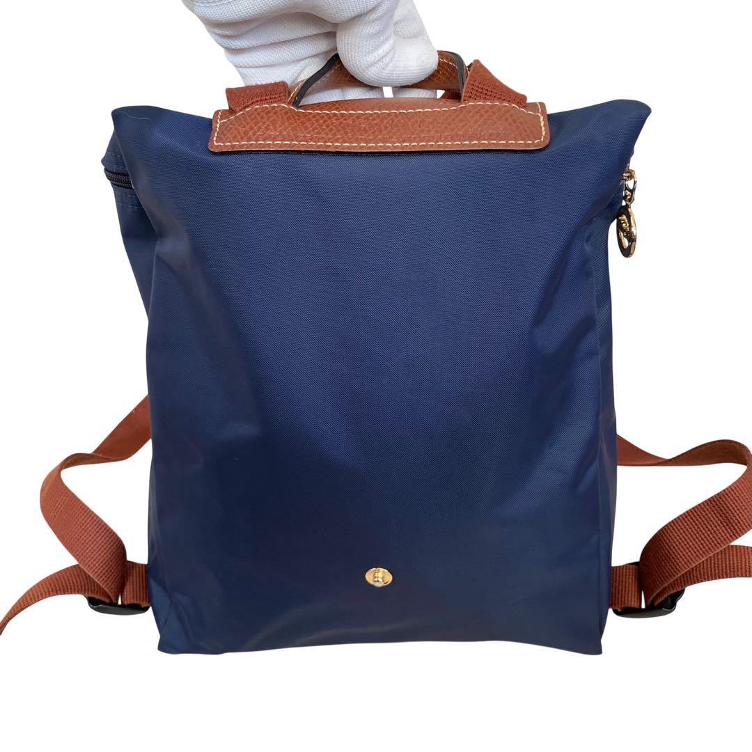 LONGCHAMP ロンシャン【美品】プリアージュ ナイロン＆レザーリュック