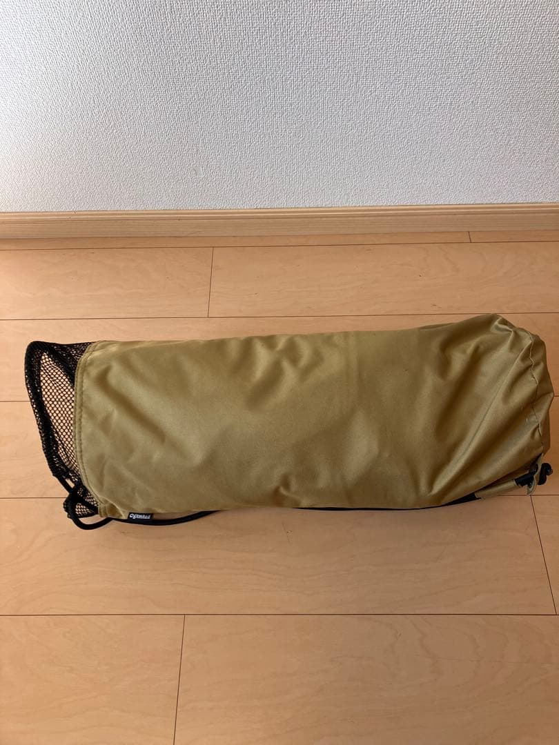 キャンバス製折りたたみコット ベージュ