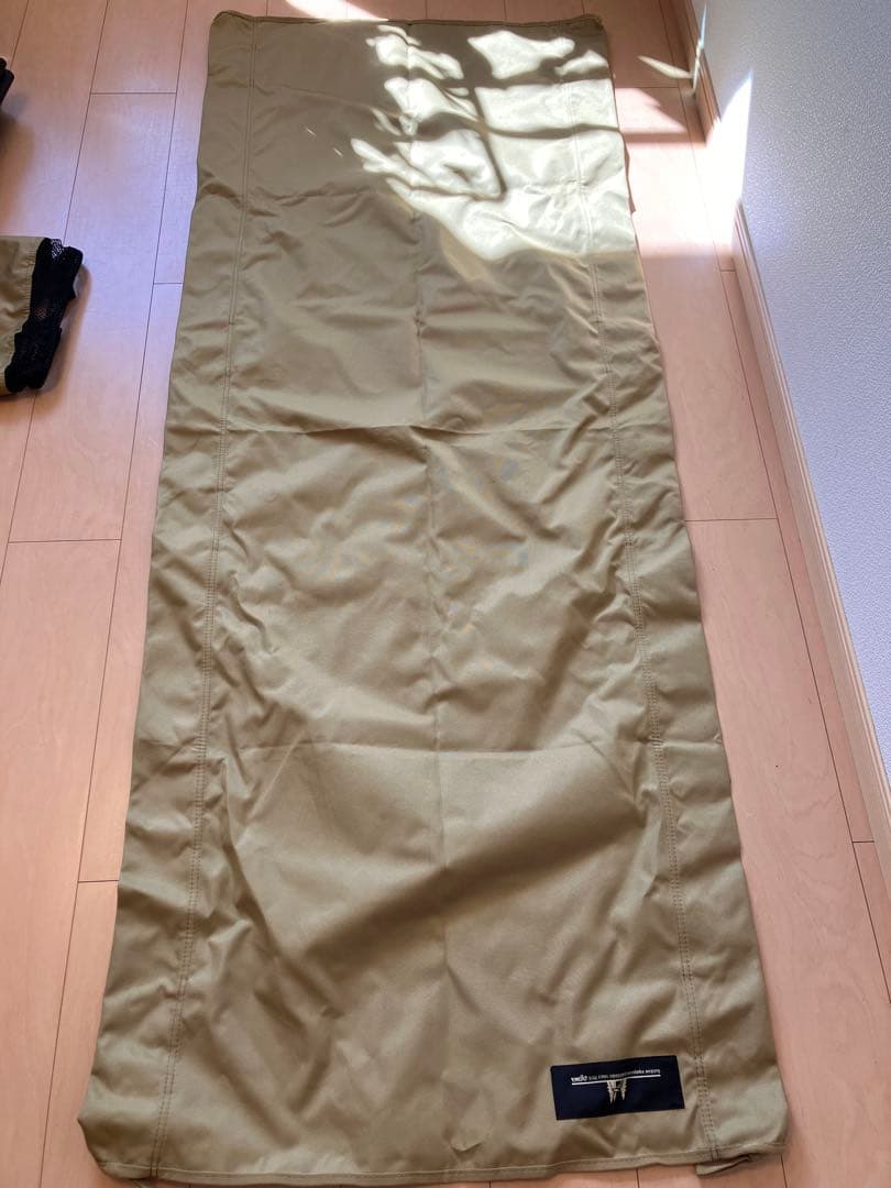 キャンバス製折りたたみコット ベージュ