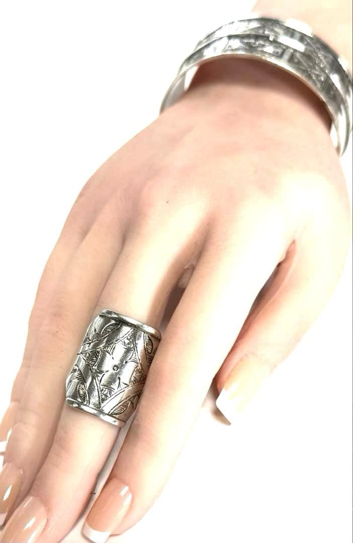 トゥアレグ族　ハンドメイド　シルバーリング