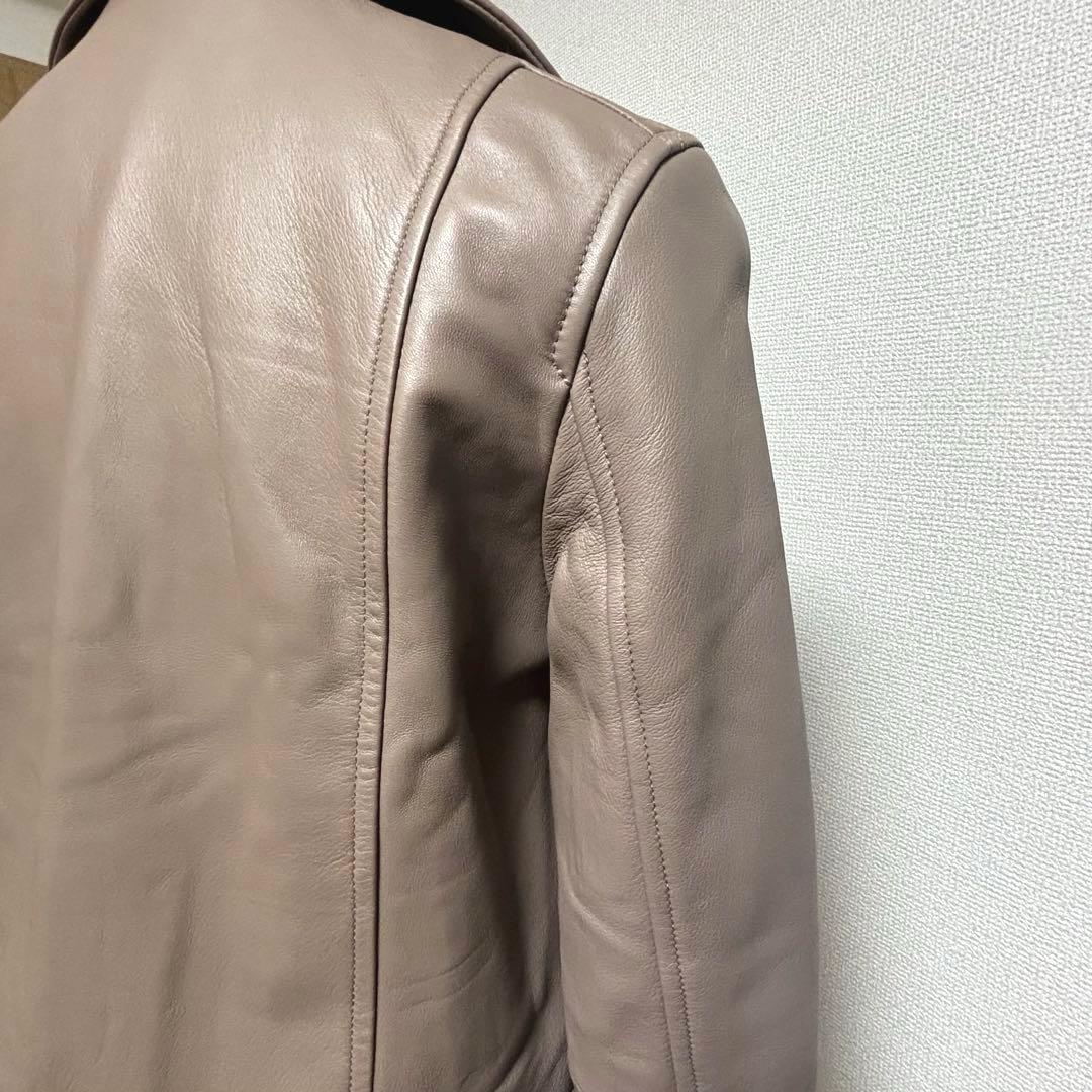 FRAY I.D ✨超美品✨ダブルレザーライダース モカ