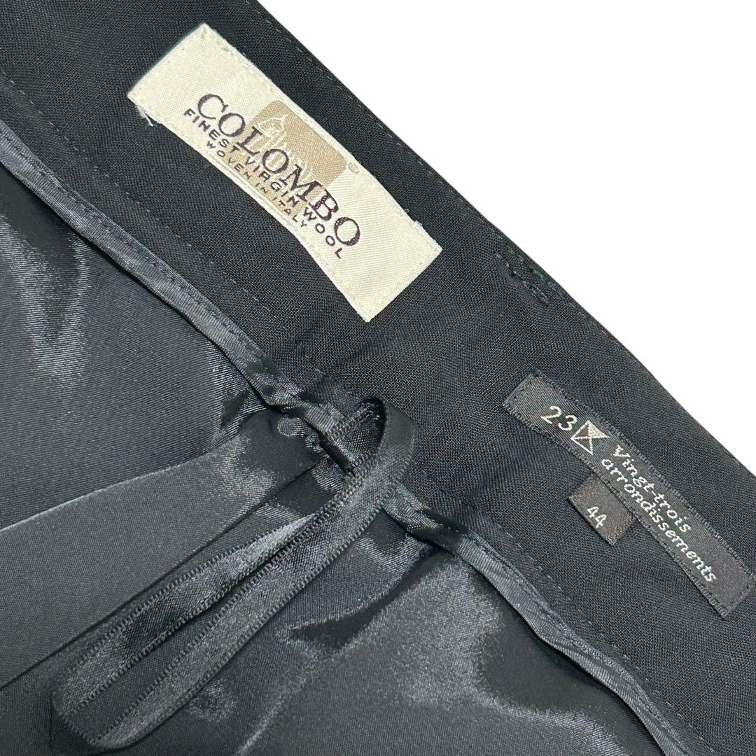 23区 パンツスーツ 46 大きいサイズ ブラック フォーマル ウール