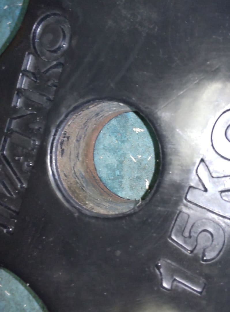 美品 オリンピック プレート IVANKO 15kgプレート1枚①