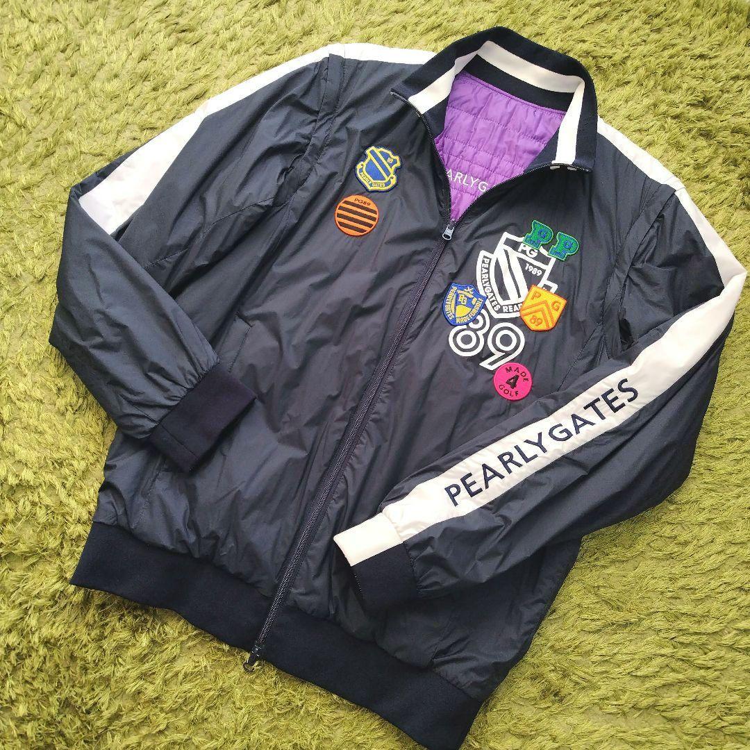 パーリーゲイツ 4way リバーシブル 中綿ジャケット ベスト スニード L