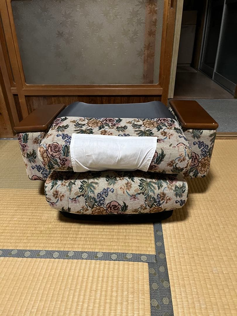 花柄リクライニング座椅子