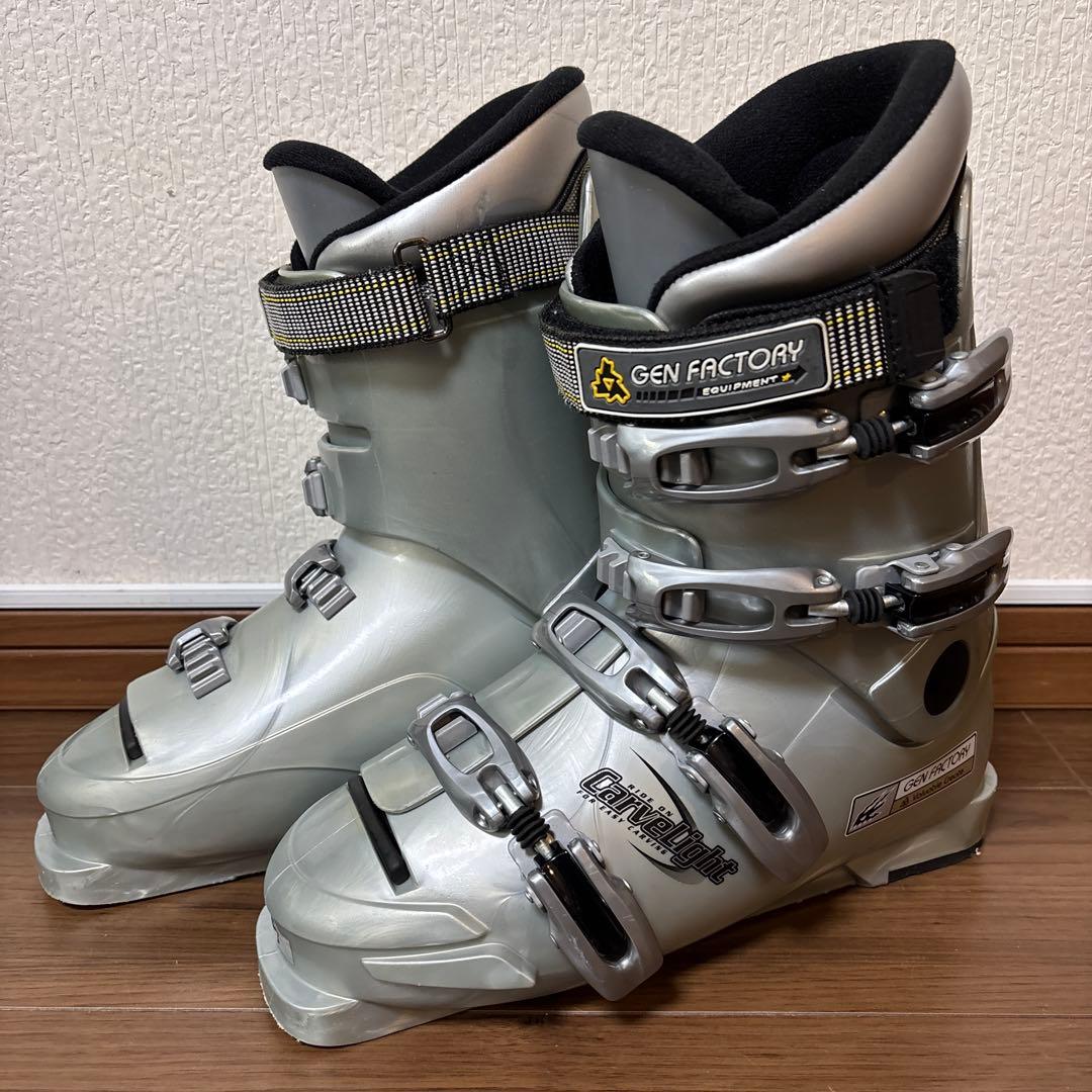 GENFACTORY男性用スキーブーツCARVELIGHT 27.0〜27.5㎝