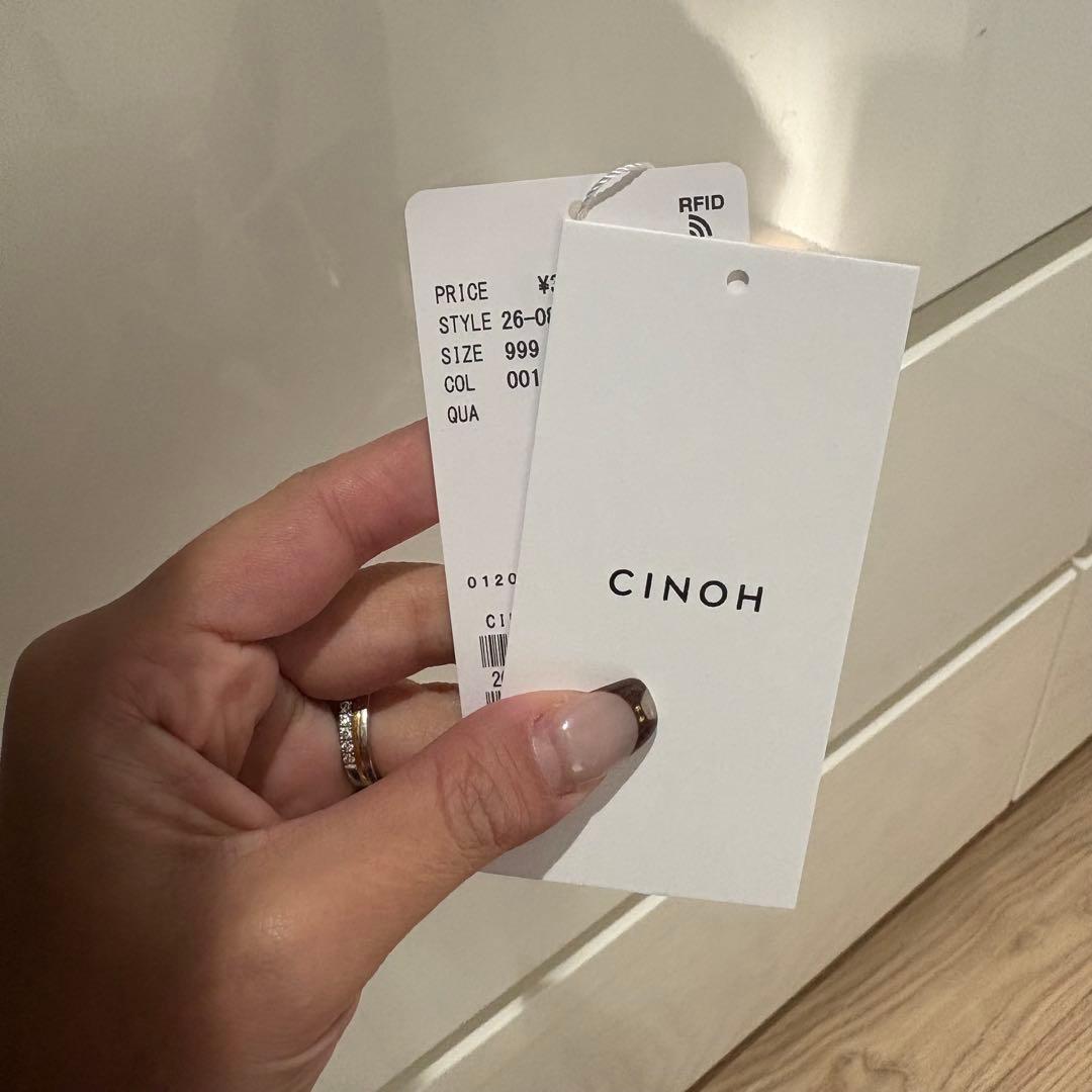 【CINOH/チノ 】 BORDER CREWNECK