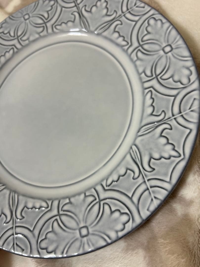 ボルダロピニェイロルアノヴァディナープレート4枚セット白グレー系Bordallo