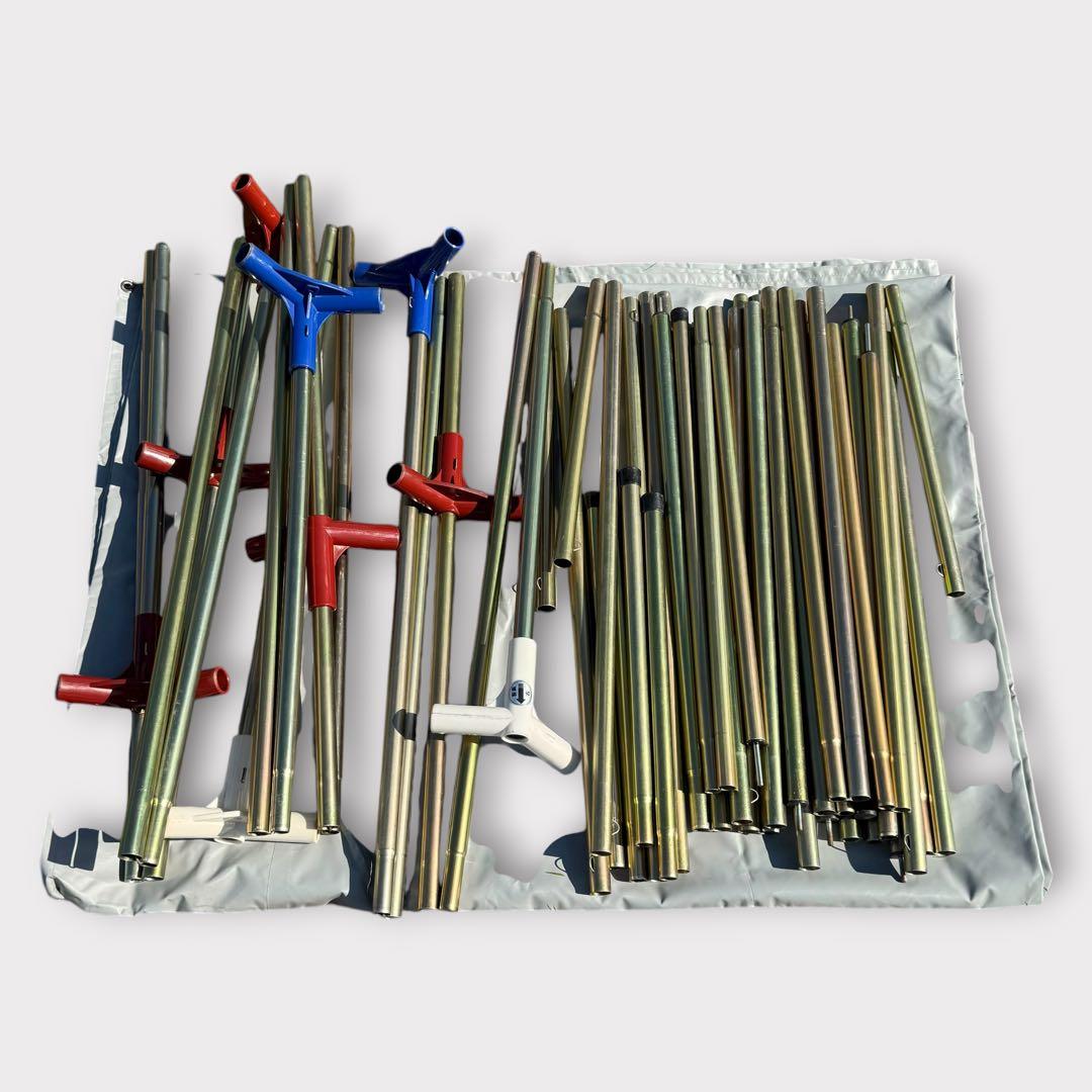 9282.オガワ ロッジシェルターII ポールのみ ②