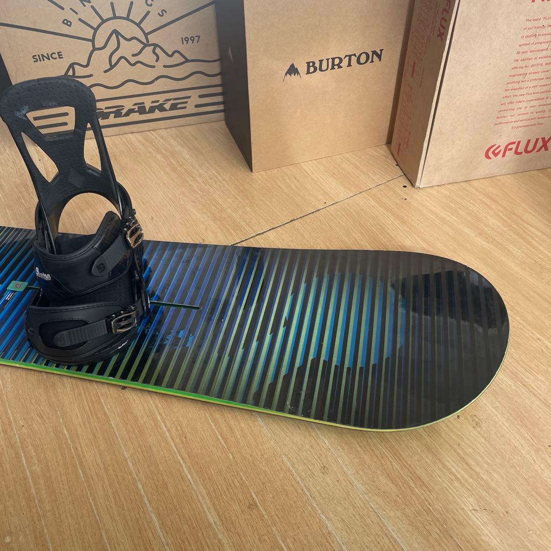 BURTON　クラッシュ　バートンスノーボードセット　バインディング付