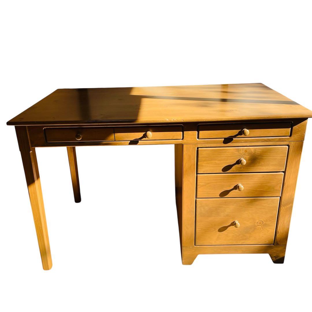 送料無料 enfant アンファン 学習机 書斎机 作業机 カントリー 家具