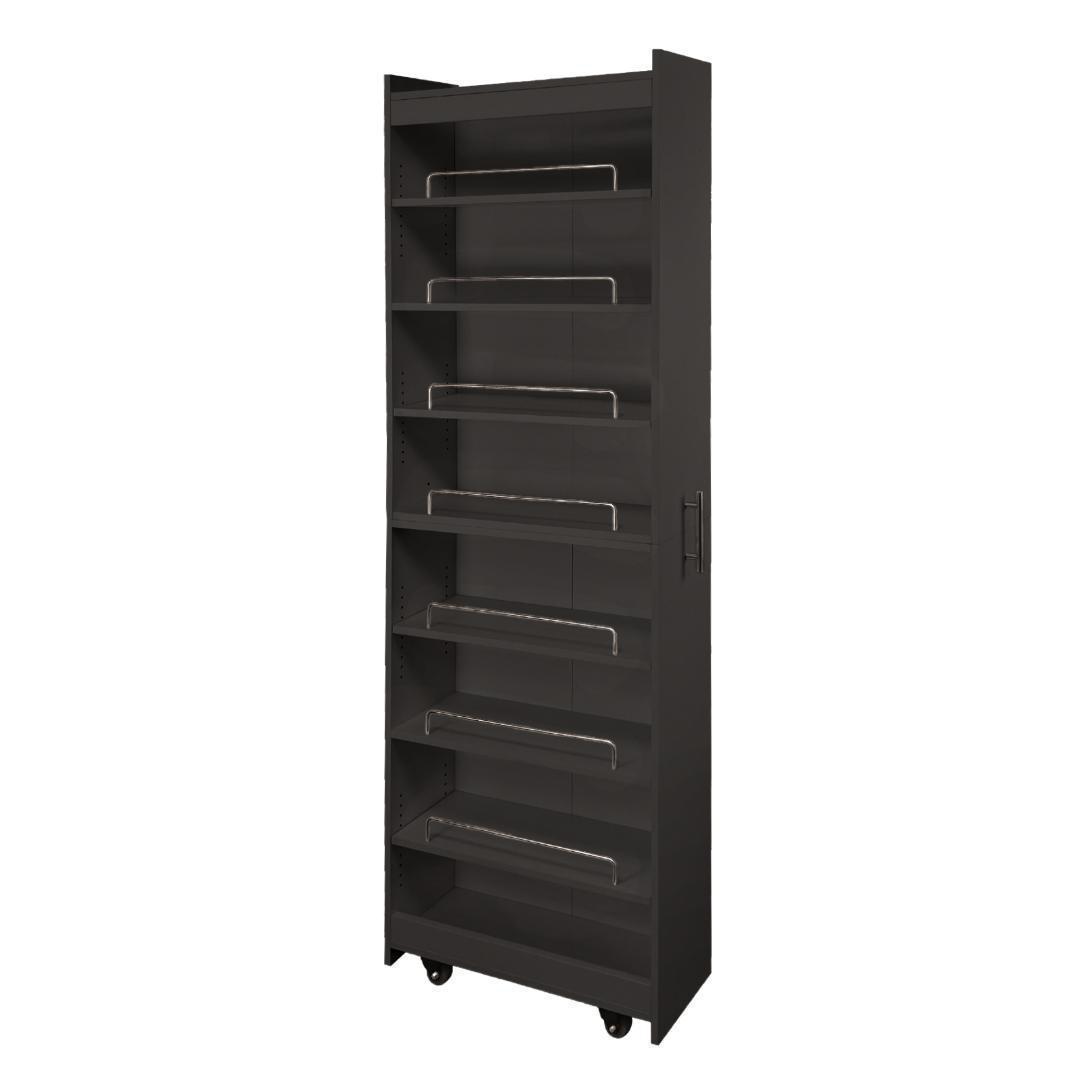 8tail キッチンワゴン 隙間収納 幅20 奥行60 ブラック 2074