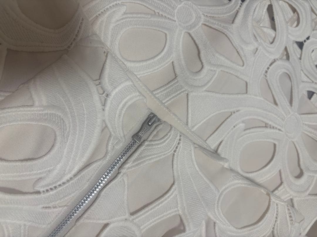 CELFORD セルフォード オリジナルリボンレーススカート アイボリー