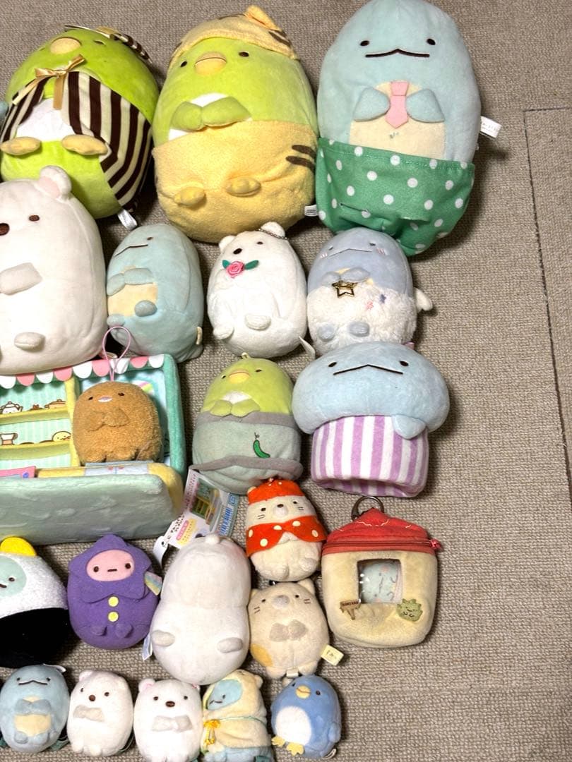 すみっコぐらし　てのり　ハウス　お家　ぬいぐるみ　46体　まとめ売り