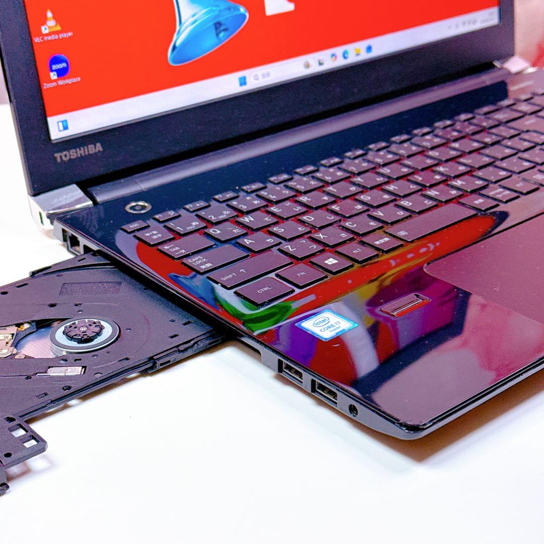 美品❤️i7❤️新品SSD windows11 カメラ ノートパソコン オフィス薄型