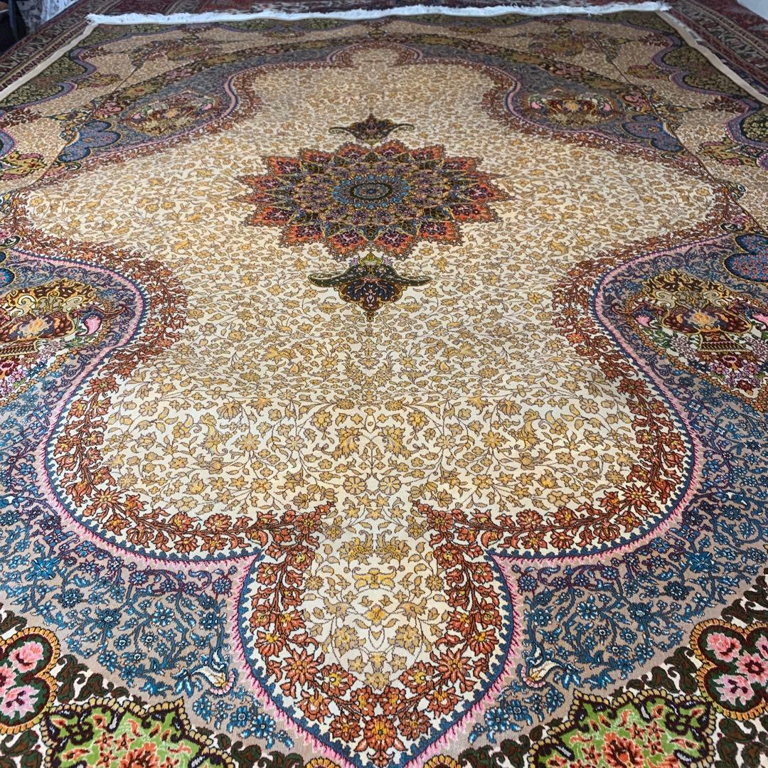 ペルシャ、イランシルク 150x230cm ラグ……7er