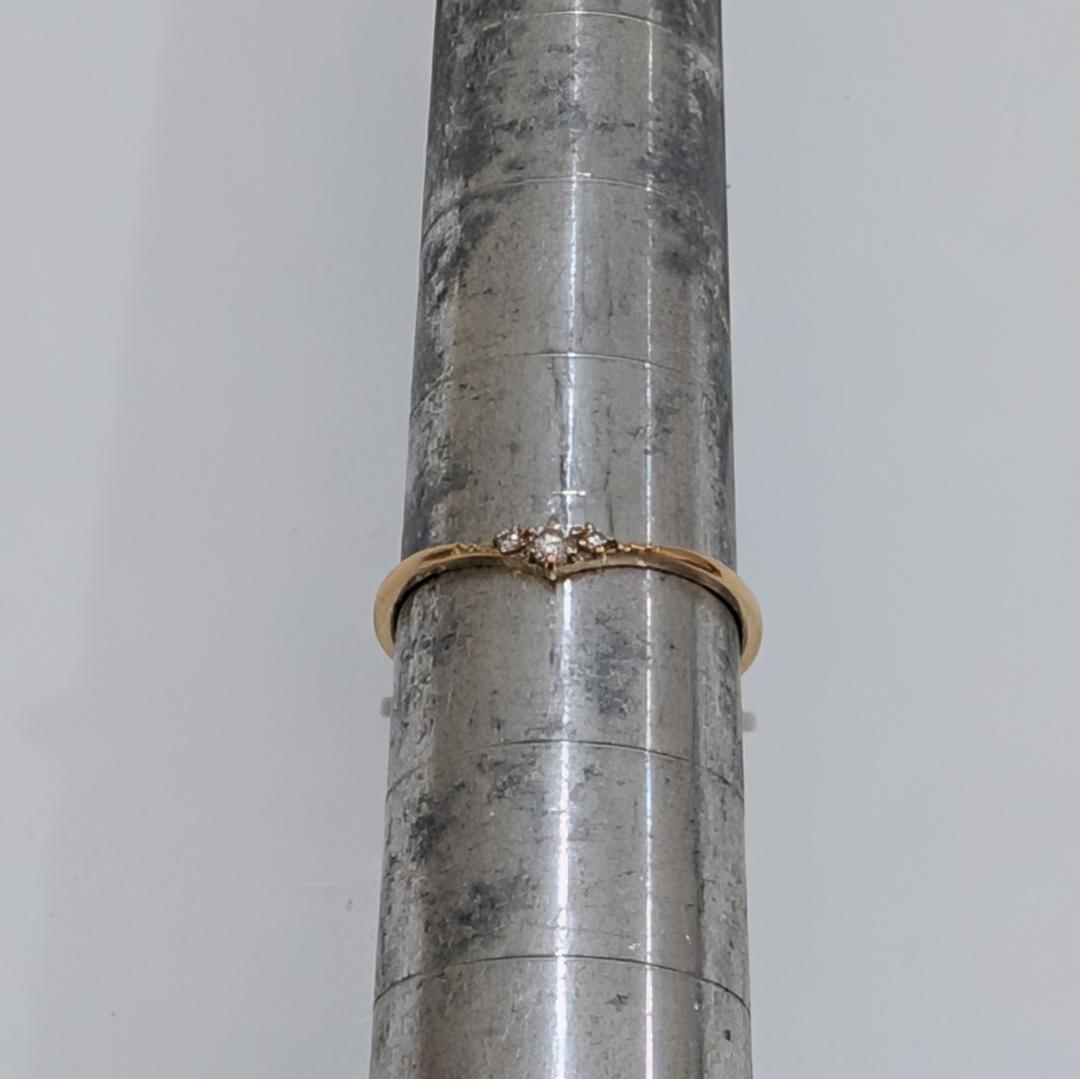 2025 ヴァンドーム青山ダイヤリングK18YGイエローゴールド11号