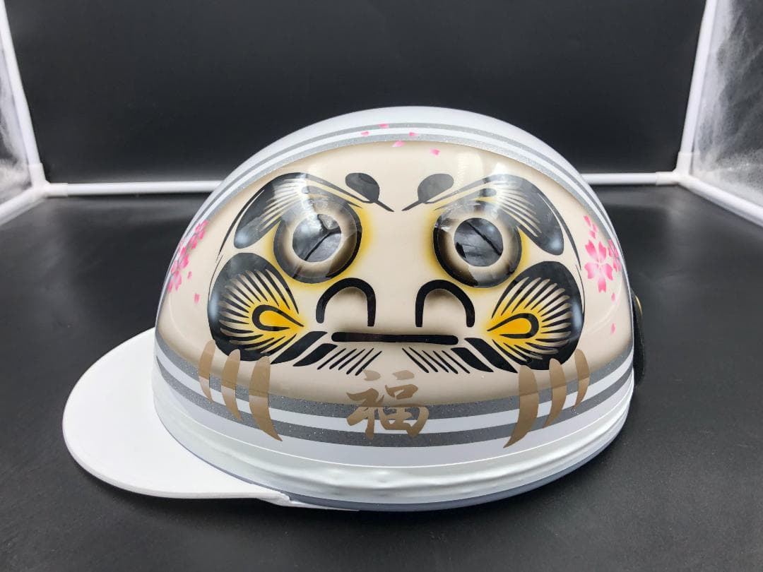 コルク半　カスタム　3つボタン　だるまホワイト　高級クリヤ送料無料