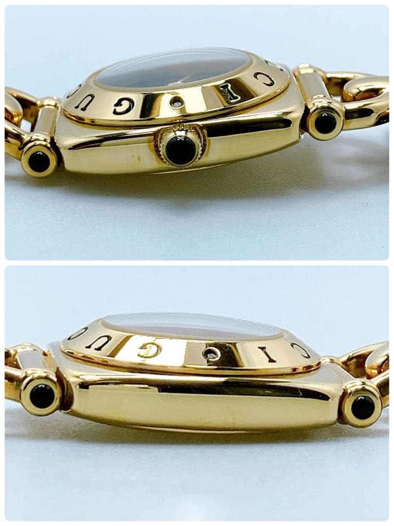 590 グッチ　6300L ホースビット　クォーツ　腕時計　美品