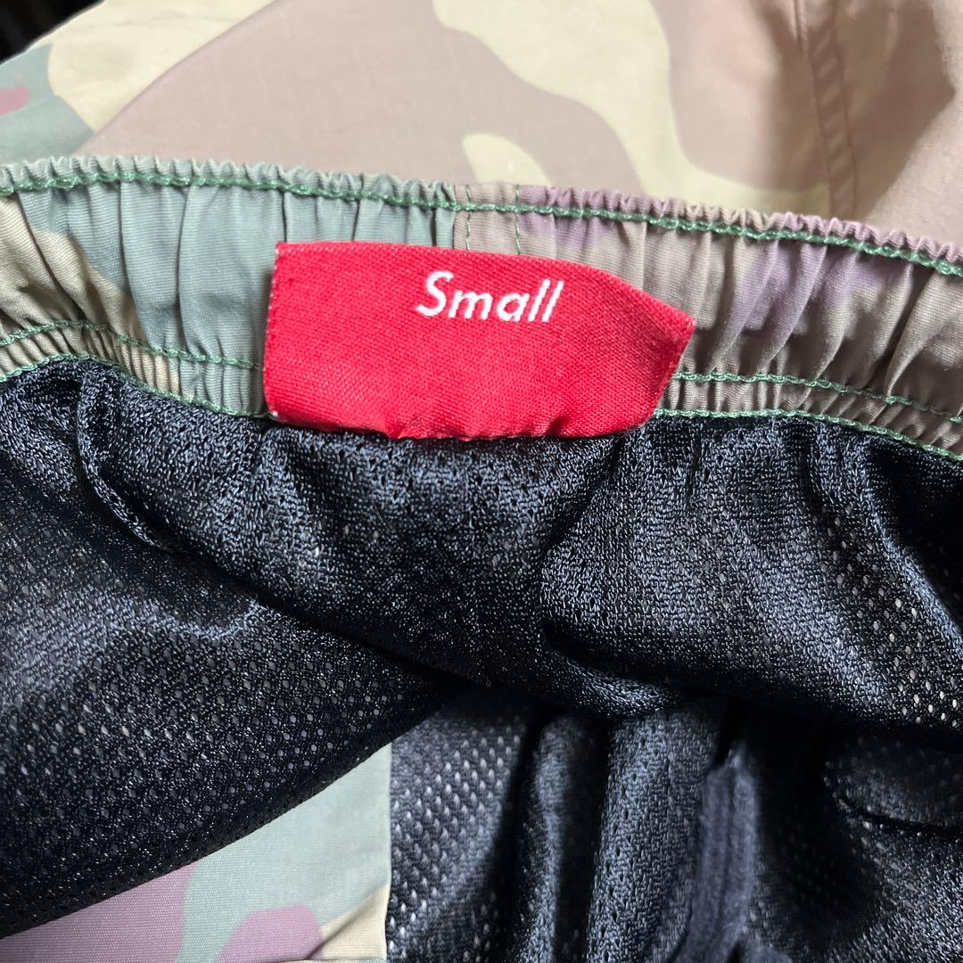 supreme warm up pants カモフラ ナイロン パンツ S