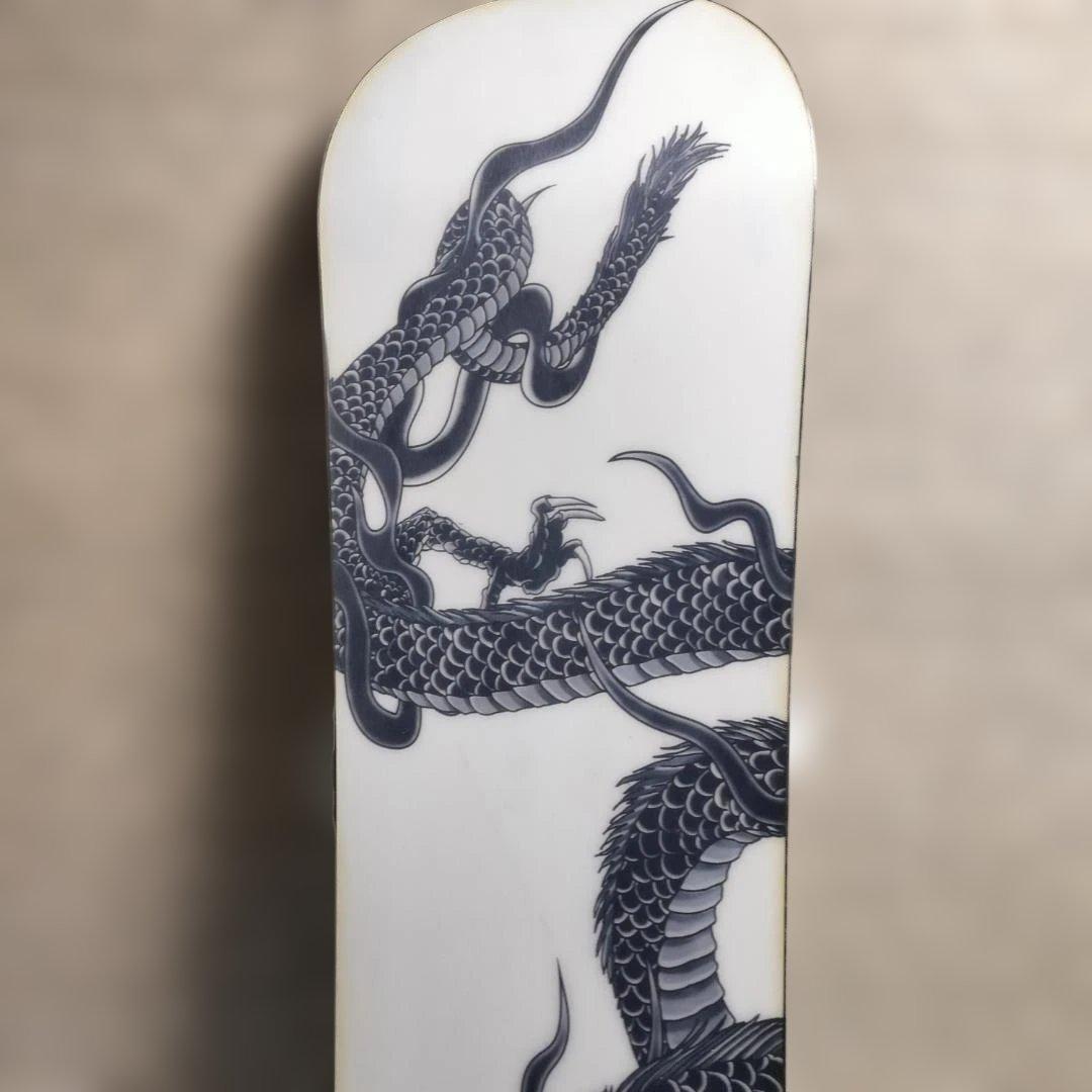 【眞空雪板等】スノーボード 3点セット（龍・ドラゴン）＋Unionビンディング
