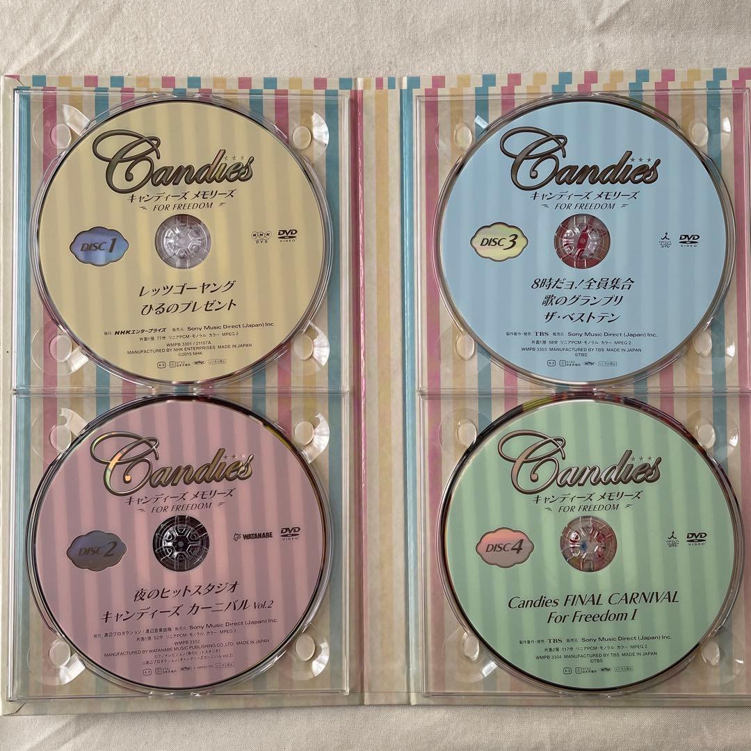 DVD キャンディーズメモリーズ FOR FREEDOM DVD5枚組BOX