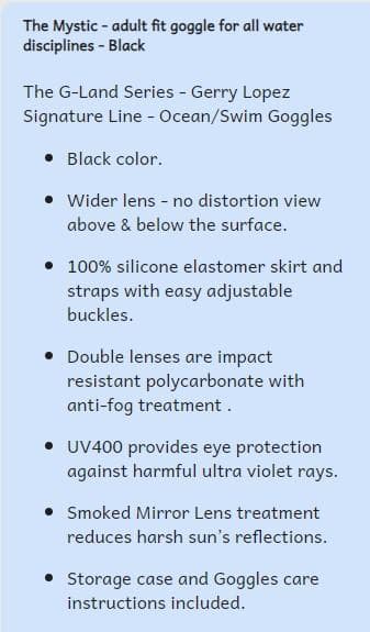 THIRD EYE THE MYSTIC ジエリーロペス オーシャン ゴーグル