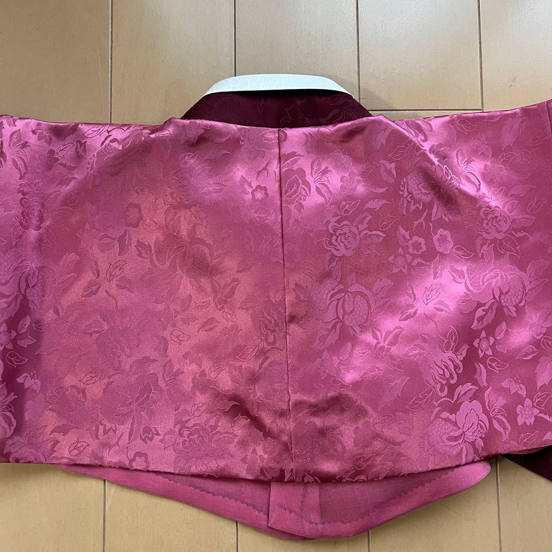 り*ん様 室内着用のみ ほぼ新品 チマ チョゴリ シルク 絹 ピンク系 バッグ付