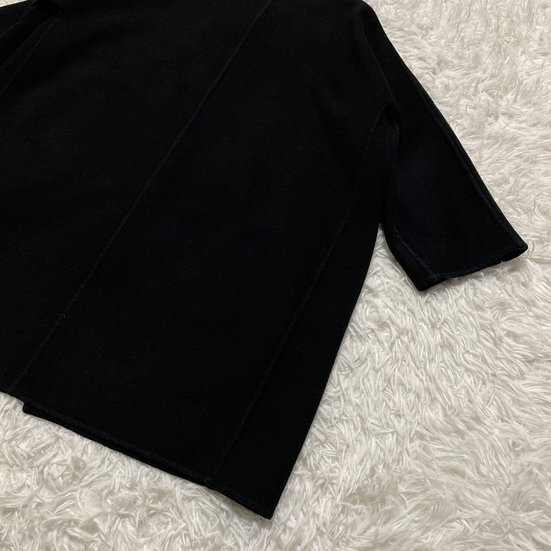 最終値下☆美品☆ ミューズドゥーズィエムクラス　ノーカラーコート　カシミヤ混