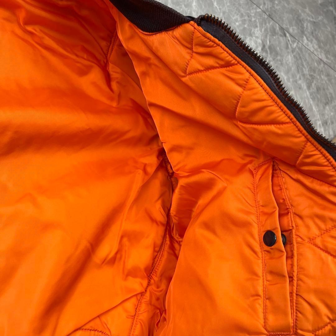 【極美品】アルファ　MA-1 フライトジャケット　69s SCOVILL 紺　M