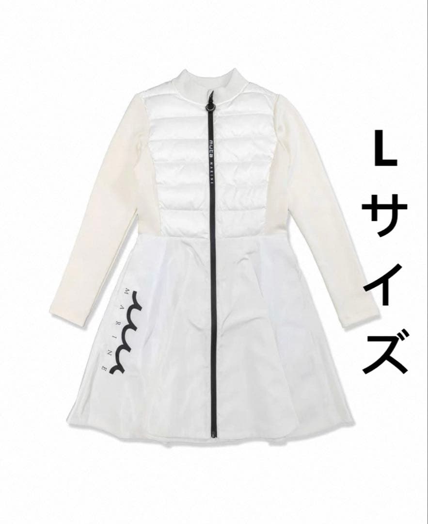 未使用　Muta ダウンドッキングワンピース　ホワイト