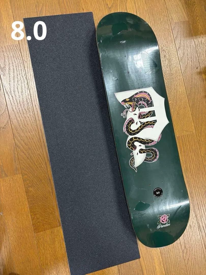 primitive 8インチ　スケートボード デッキ