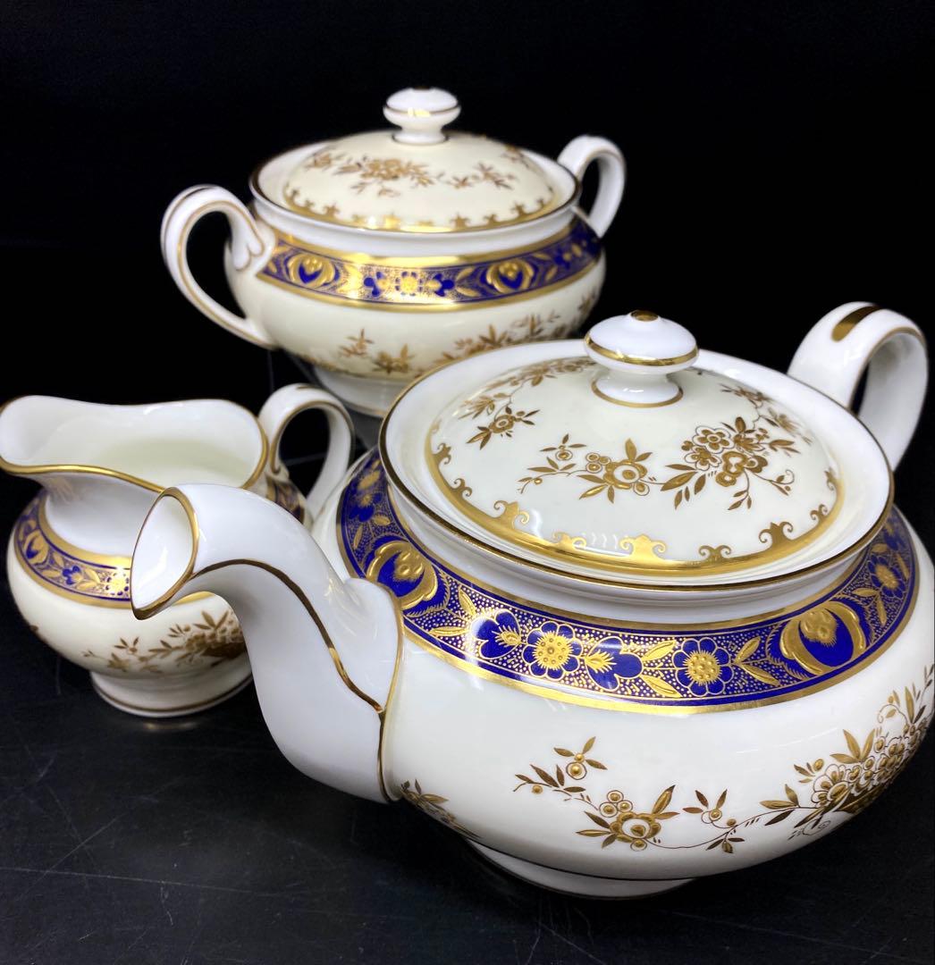 ☆洋3 ミントン高級シリーズ　ダイナスティ　ポット、クリーマー、シュガーポット