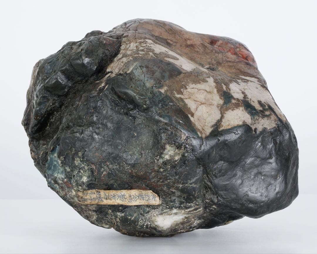 根尾谷産 天然菊花石 台座付 8.3kg 大輪 鑑賞石 原石 水石 紋石 美石