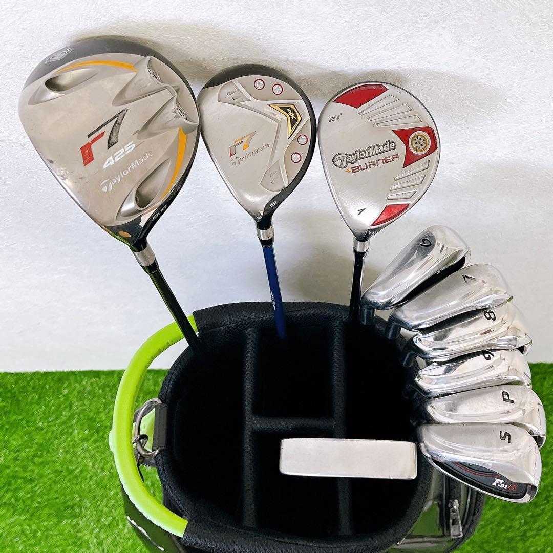 左利き　テーラーメイド　r7 バーナー　メンズレフティゴルフセット　アディダス