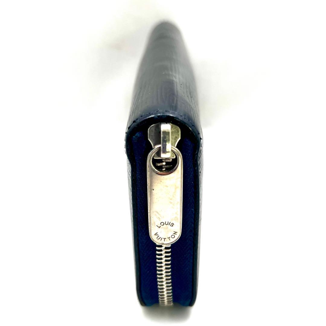 ルイヴィトン　 エピ ジッピーウォレット ネイビー ラウンドジップ 長財布