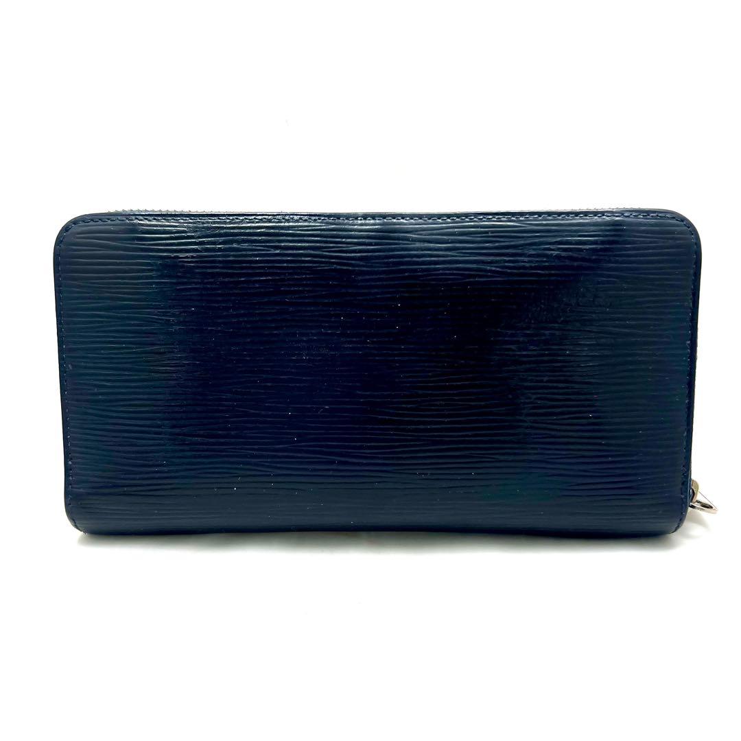 ルイヴィトン　 エピ ジッピーウォレット ネイビー ラウンドジップ 長財布