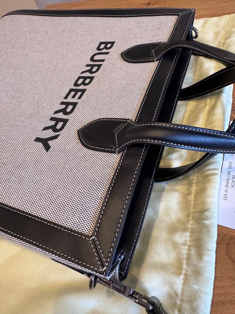 【澤部優】BURBERRY トートバッグ キャンバス