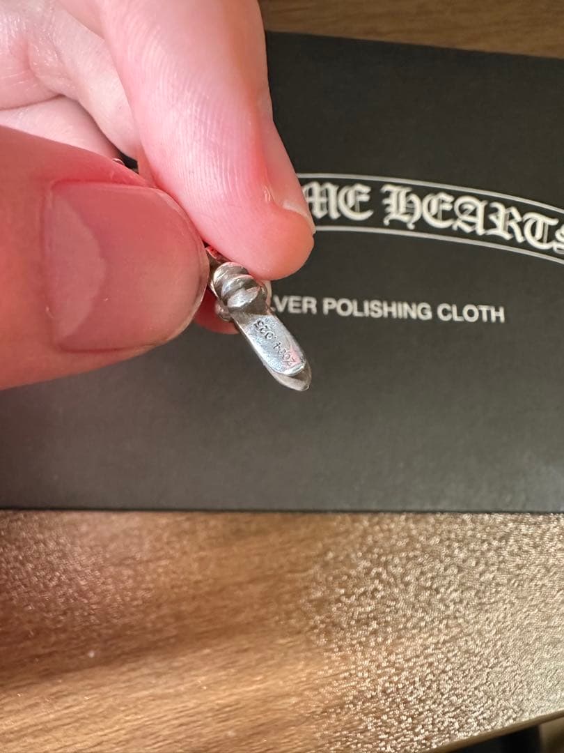 Chrome Hearts ベビーファット　クロスモチーフ ピアス(片耳用)