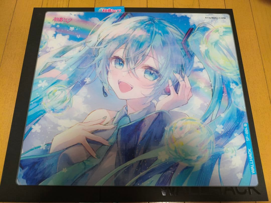Wallhack 初音ミク ガラスマウスパッド
