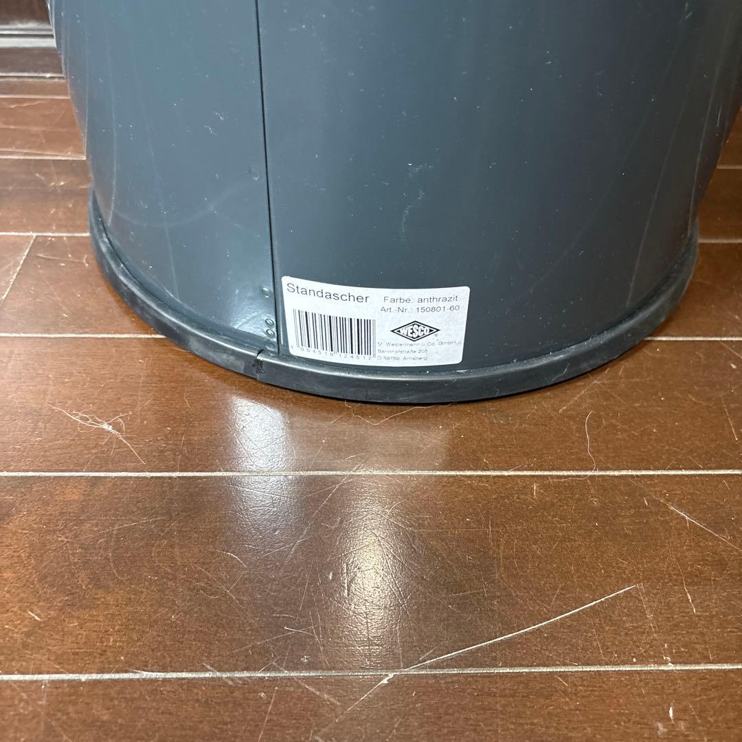 スモーキングスタンド Wesco Standascher 50L マットグレー