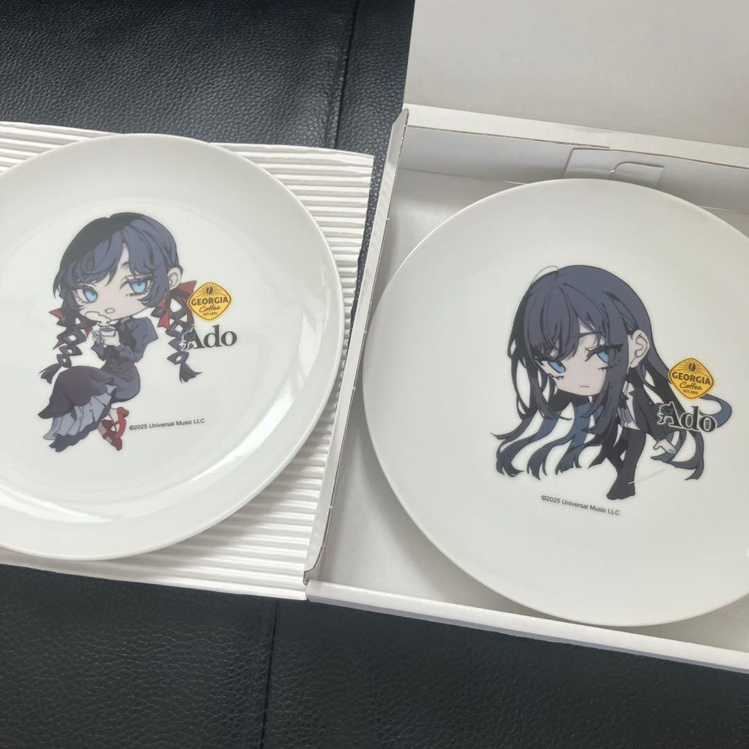 織*様 非売品　Ado ジョージア　プレート2枚セット